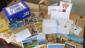 Cheshire home opens letters from pen pals club